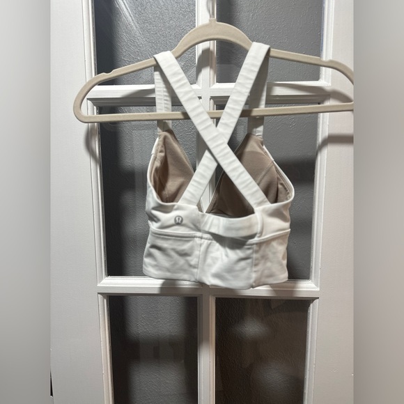 Lululemon Sweat Your Heart Out Bra-White - Picture 5 of 10